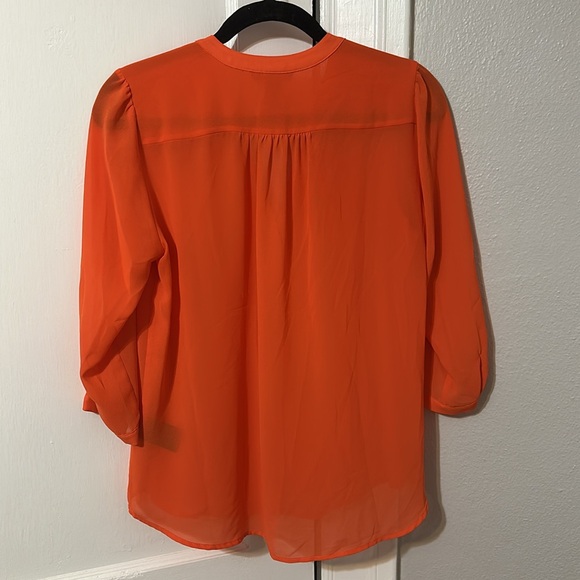 H&M sheer orange blouse - Picture 6 of 6